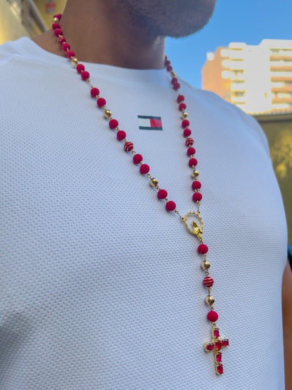 Rosario Abundancia Oro Laminado 18k