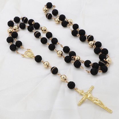 Rosario Clásico Oro Laminado 18k