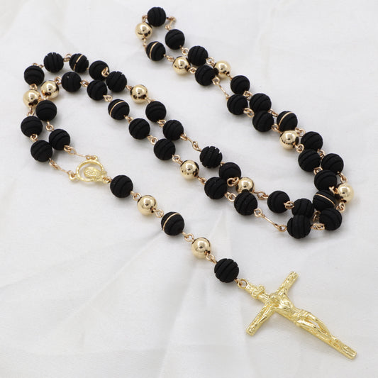 Rosario Clásico Oro Laminado 18k