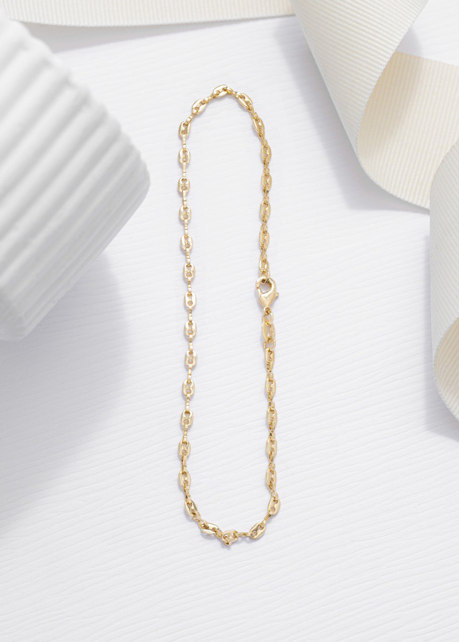 Tobillera Gucci Oro Laminado 18k