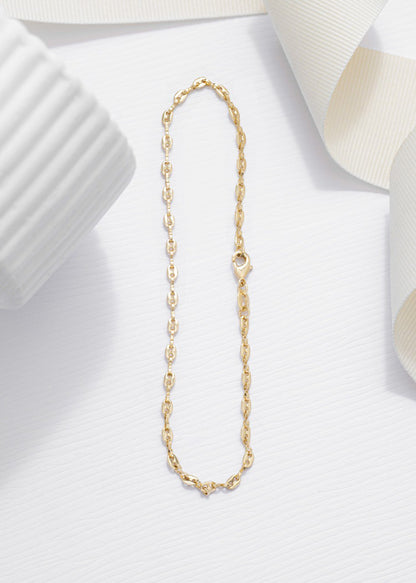 Tobillera Gucci Oro Laminado 18k