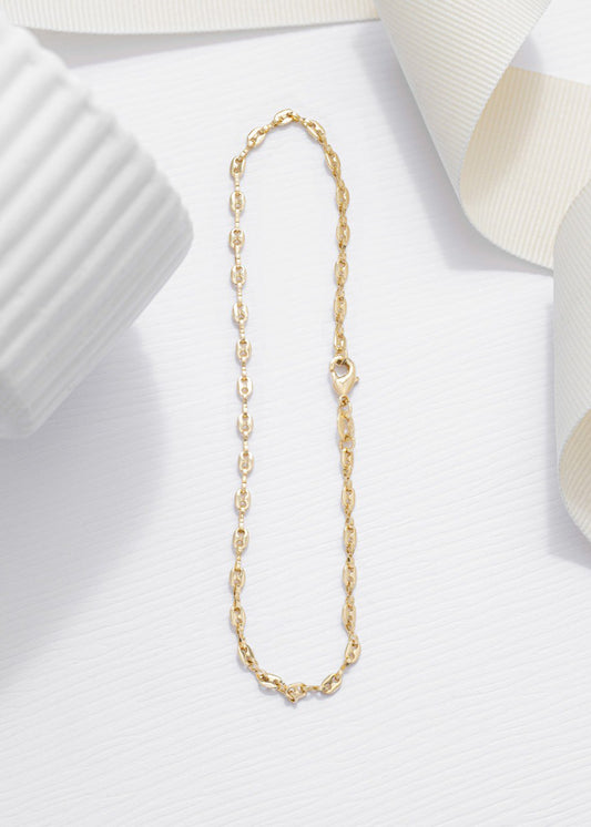 Tobillera Gucci Oro Laminado 18k