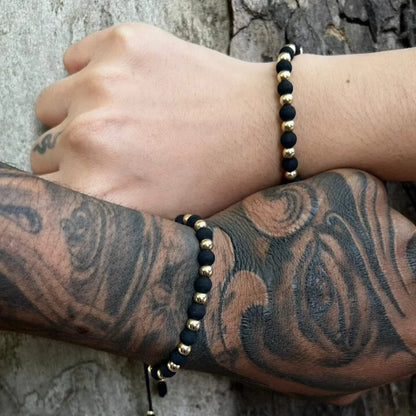 Pulseras Para Parejas Oro Laminado 18k