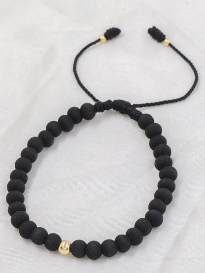 Brazalete Clasico Balin Parejas Oro Laminado 18k