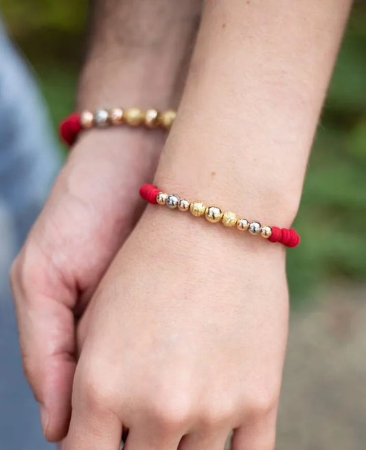 Brazaletes San Valentin Parejas Oro Laminado 18k