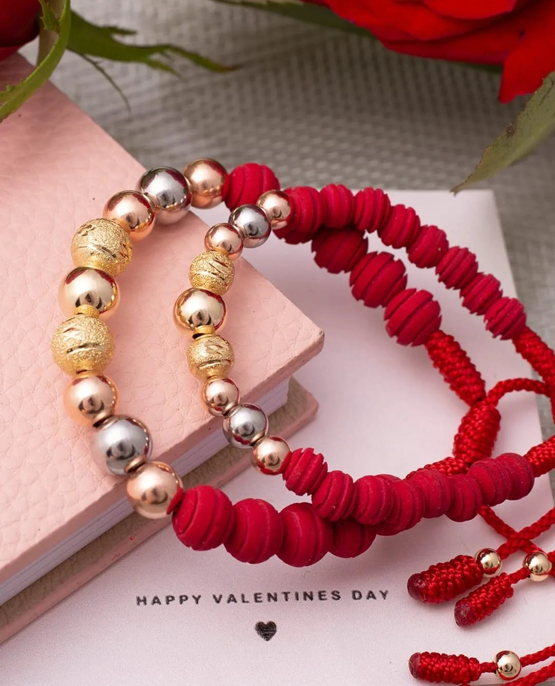 Brazaletes San Valentin Parejas Oro Laminado 18k