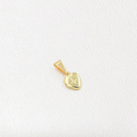 Colgante Corazón Mini Oro Laminado 18k