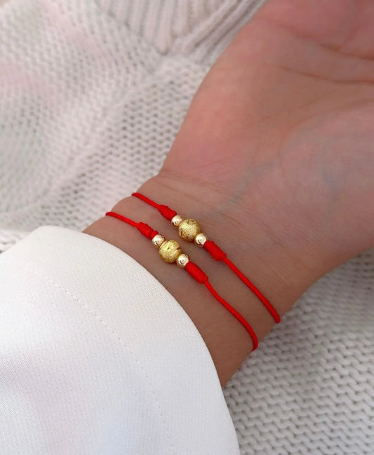 Hilos de Amor San Valentin Oro Laminado 18k