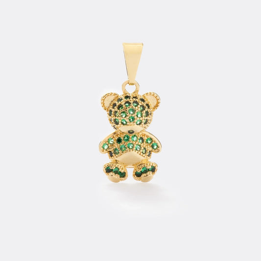 Colgante Oso Bear Oro Laminado 18k