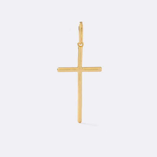 Colgante Cruz Lúmen Oro Laminado 18k