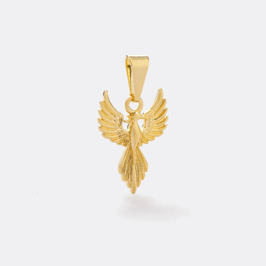 Colgante Ave Fénix Oro Laminado 18k
