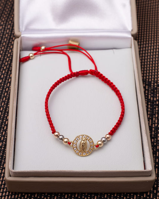 Brazalete De Proteccion Oro Laminado De 18K