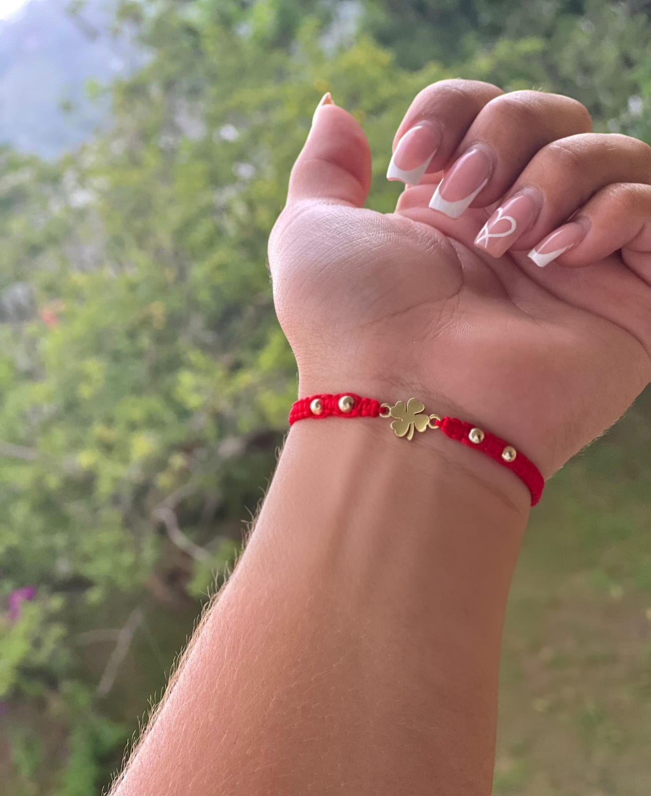 Brazalete De La Suerte Ajustable En Oro Laminado 18K