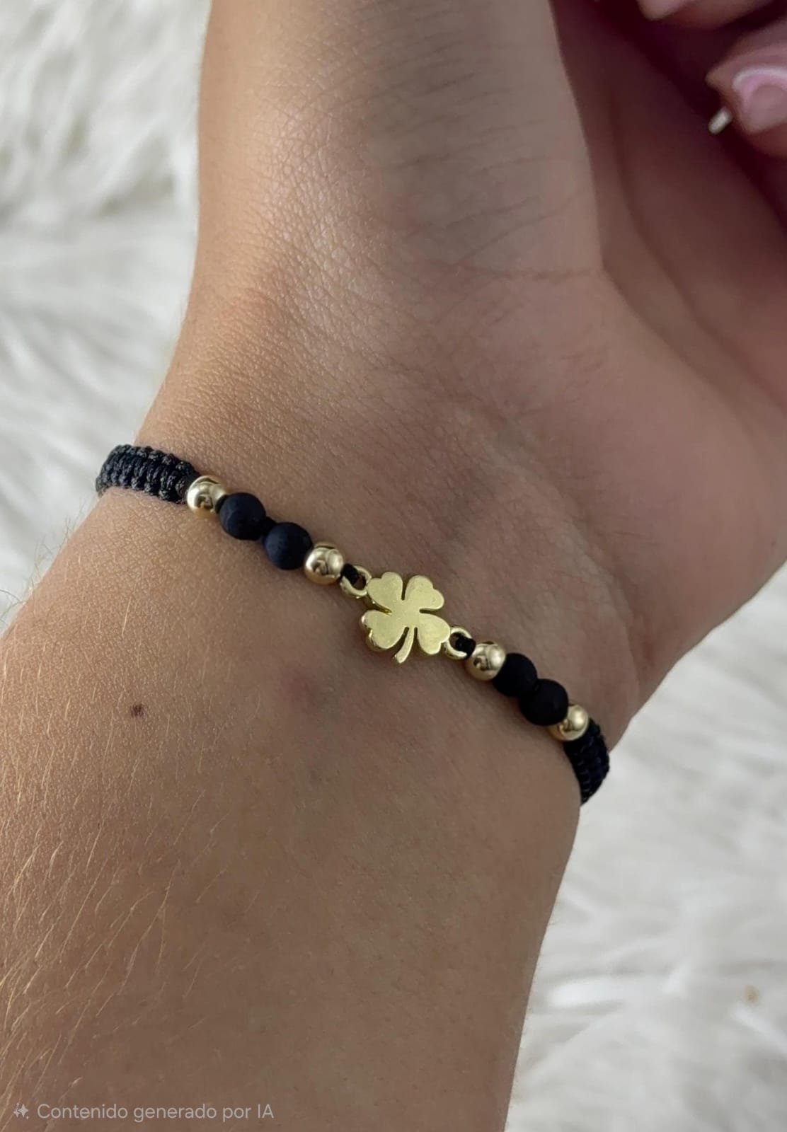 Brazalete Ajustable Jardín De Fortuna En Oro Laminado 18K