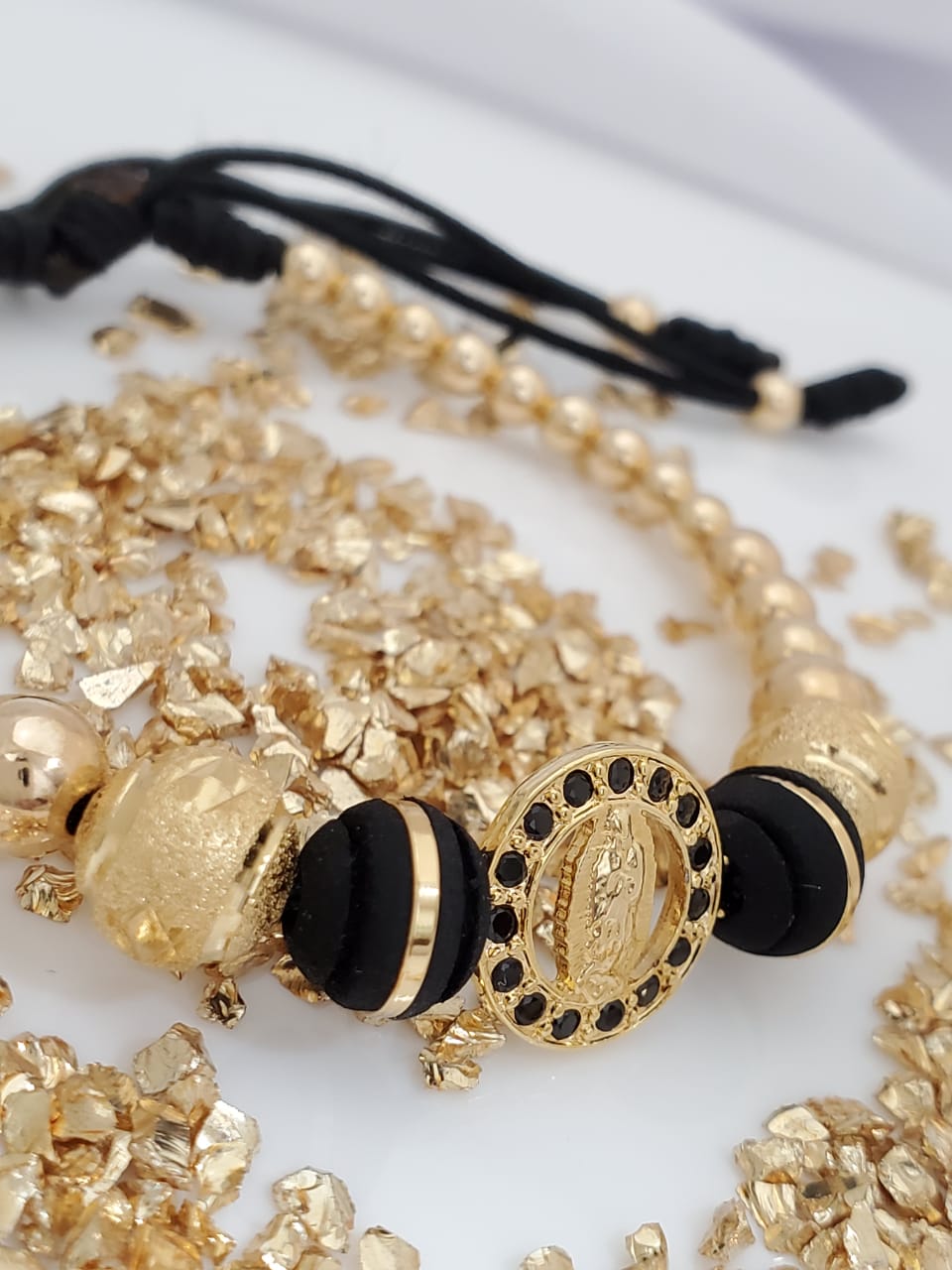 Brazalete Ajustable Un Regalo de Fe En Oro Laminado 18K