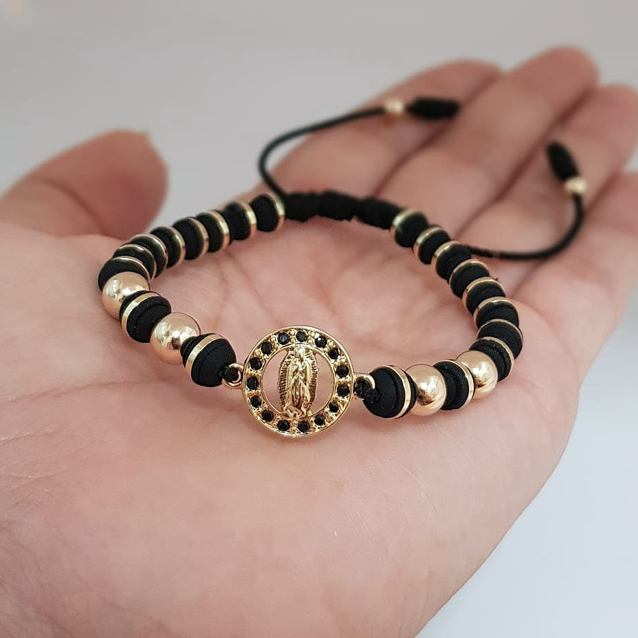 Brazalete Sagrado En Oro Laminado 18K