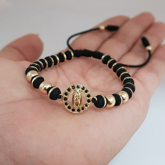 Brazalete Sagrado En Oro Laminado 18K