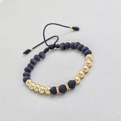 Brazalete Promesa Eterna En Oro Laminado 18K