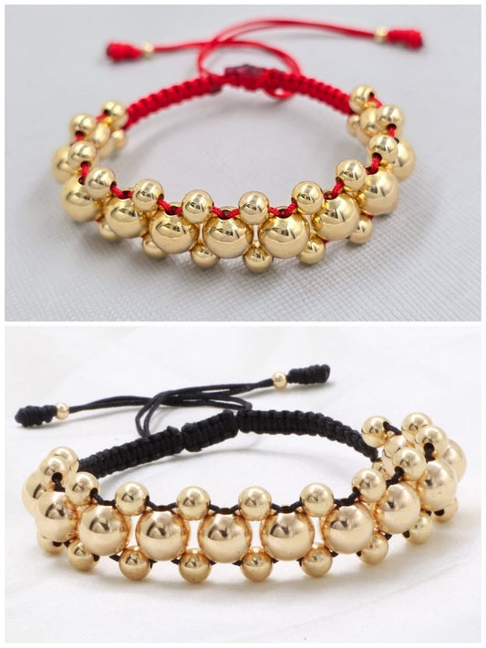 Brazalete Ajustable Parejas Oro Laminado 18k