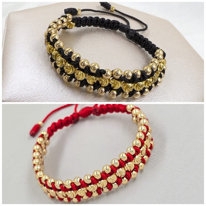 Brazalete Destino Compartido Oro Laminado 18k