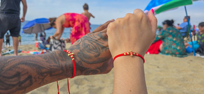 Brazalete Cruz Del Amor En Oro Laminado 18K