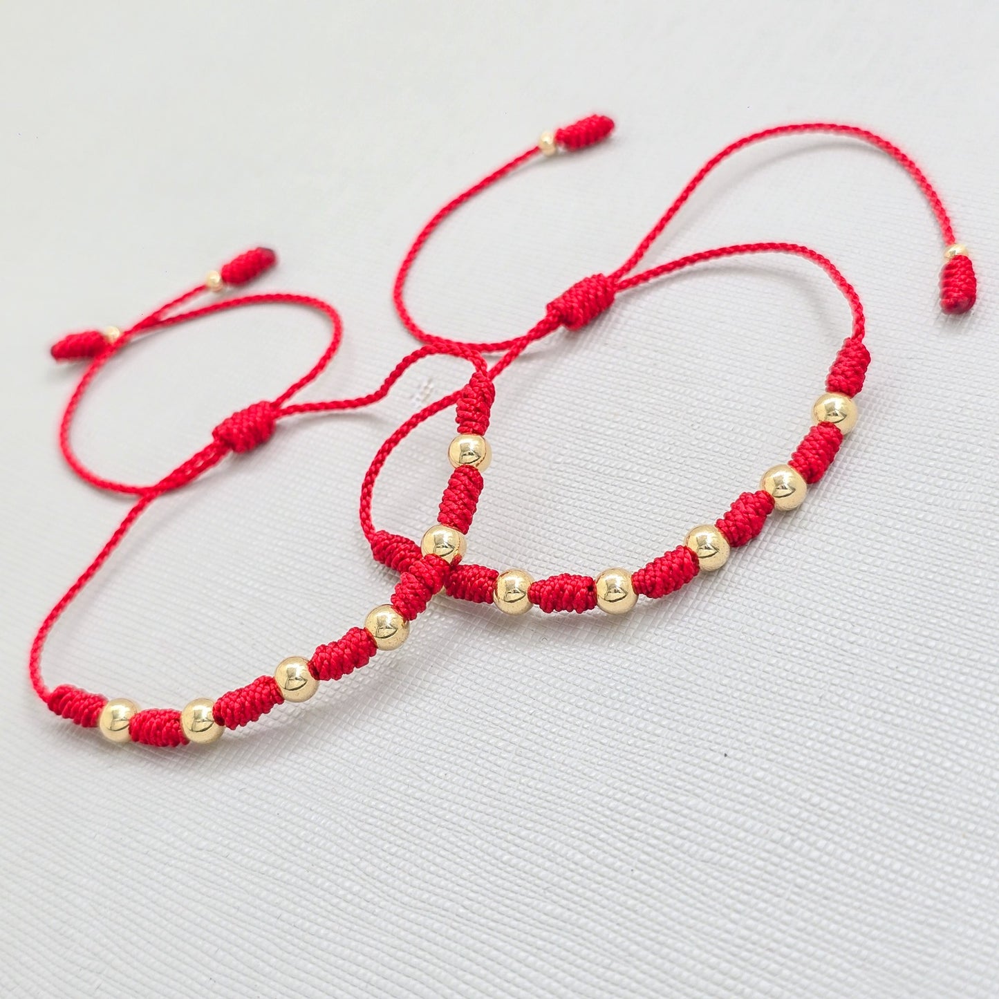 Brazalete Siete Nudos de Protección Oro Laminado 18K