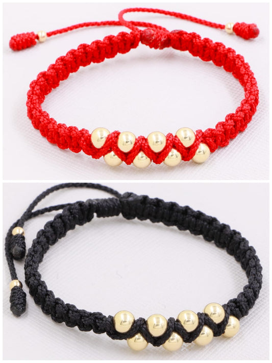 Brazalete Dos Colores, Un Amor Oro Laminado 18K