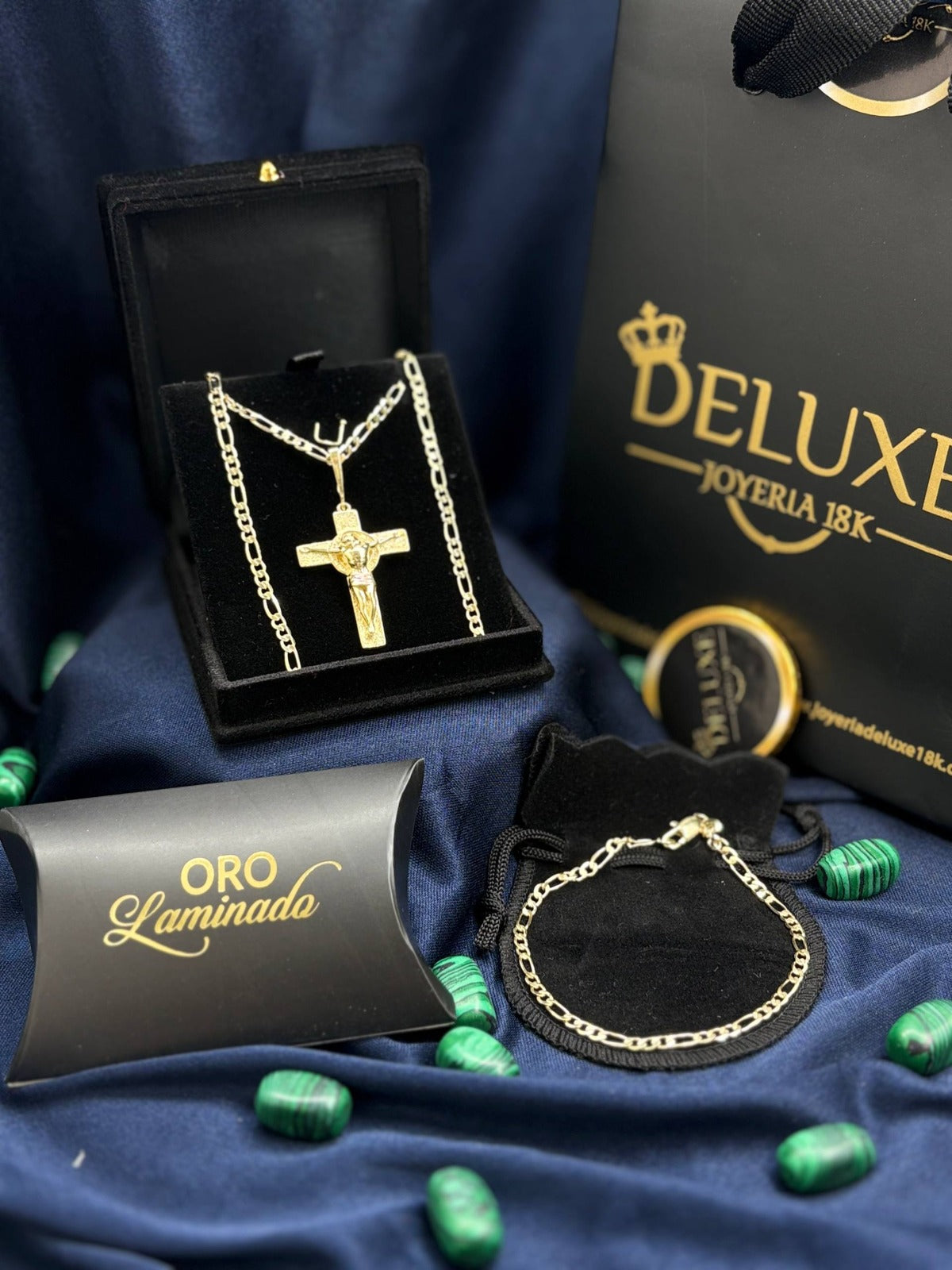 Conjunto Premium Para Papá Oro Laminado 18k