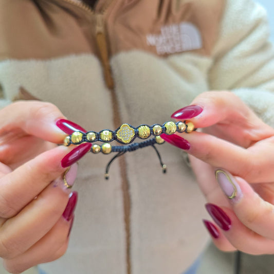 Brazalete Luz Llamativa Oro Laminado 18k