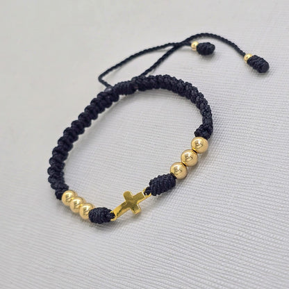 Brazalete Ajustable Diseño Que Destaca En Oro Laminado 18K