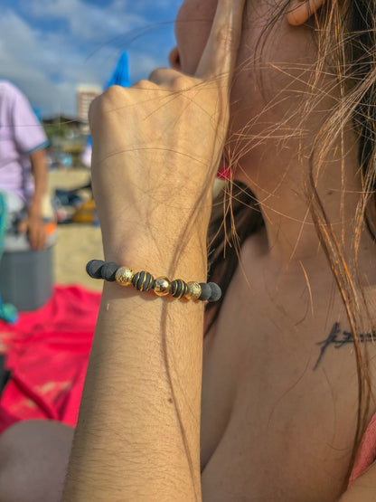 Manillas Parejas Oro Laminado 18k