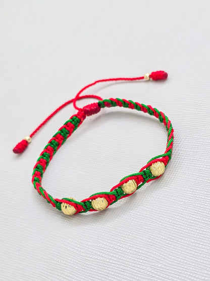 Brazalete Ajustable Mundial Oro Laminado 18k