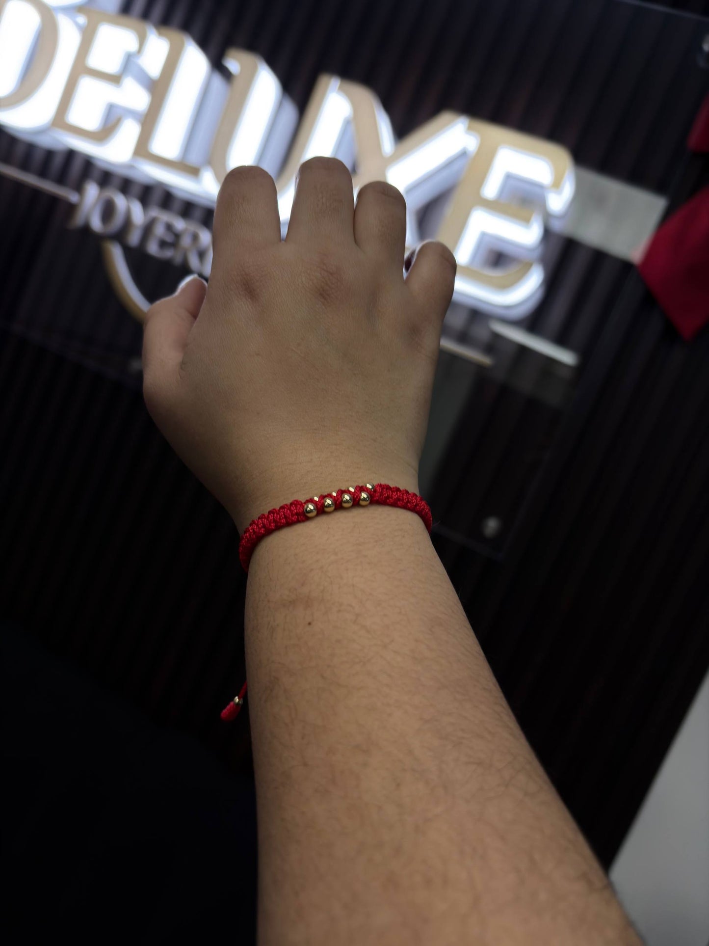 Brazalete Ajustable Protección Oro Laminado 18k