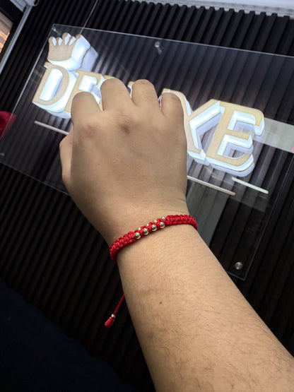 Brazalete Ajustable Protección Oro Laminado 18k