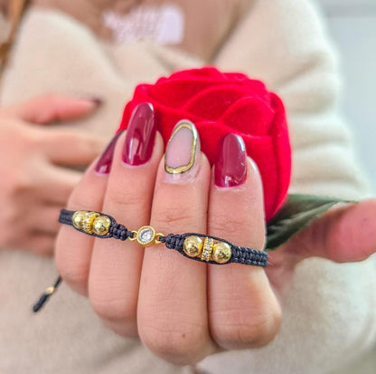 Brazalete Punto De Luz Oro Laminado 18k