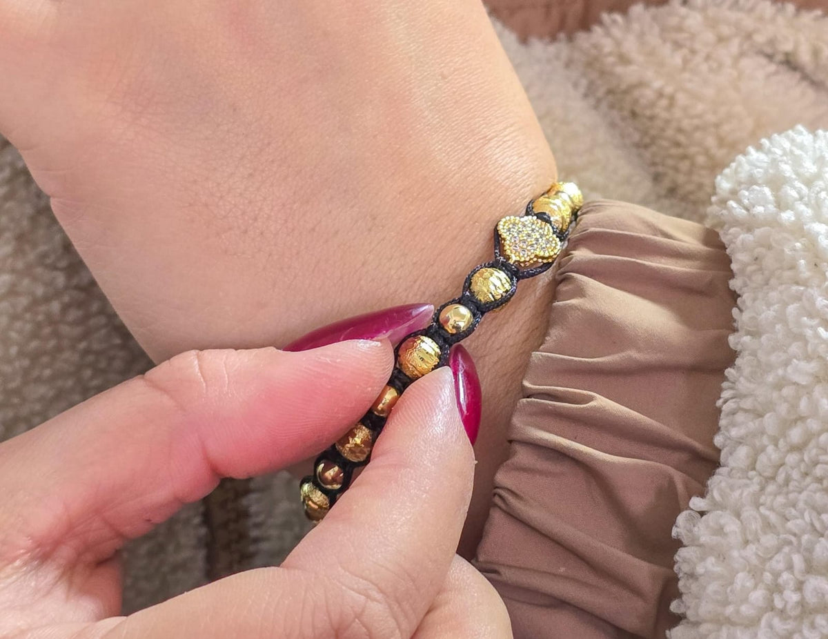 Brazalete Luz Llamativa Oro Laminado 18k