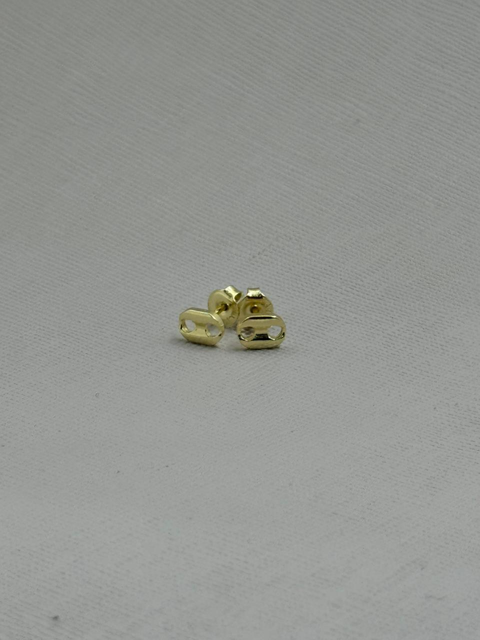 Aros Topo Gucci 7MM Oro Laminado 18k