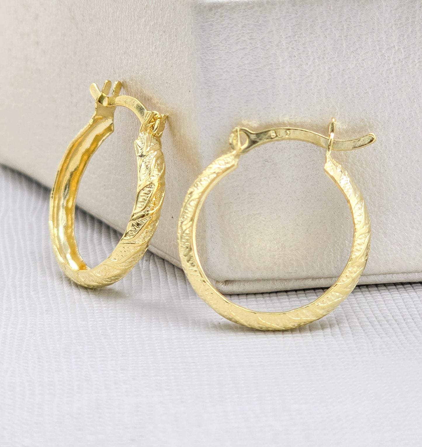 Aros Candonga OV 1.8Cm Oro Laminado 18k