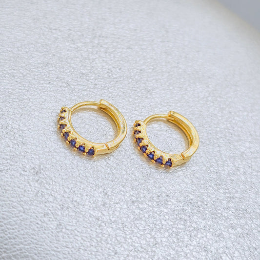 Aros Candonga Slim Oro Laminado 18k