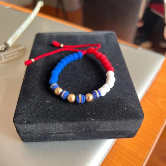 Brazalete de Chile Fiestas Patrias Oro Laminado 18k