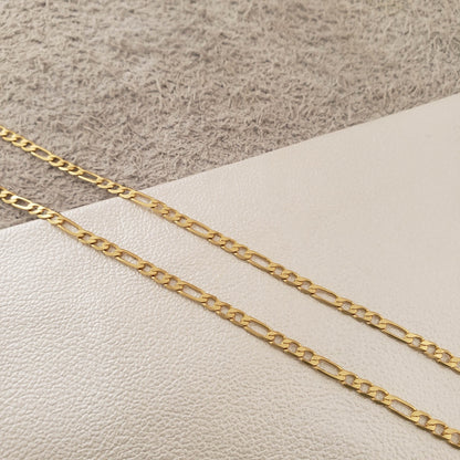 Cadena Tejido Cartier Clásica Semi Delgada Oro Laminado 18k