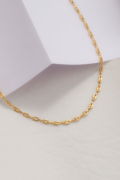 Cadena Gucci Delgada Oro Laminado 18k