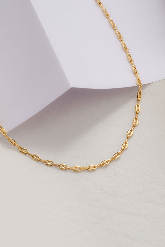 Cadena Gucci Delgada Oro Laminado 18k