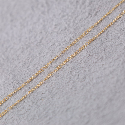 Cadena Tejido 3x1 Delgada Unisex Oro Laminado 18k