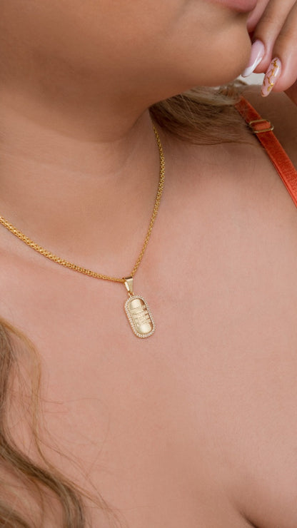 Cadena Tejido Chino Oro Laminado 18k