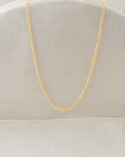 Cadena Tejido 1×1 Oro Laminado 18k