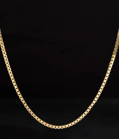 Cadena Veneciana Gruesa Oro Laminado 18k