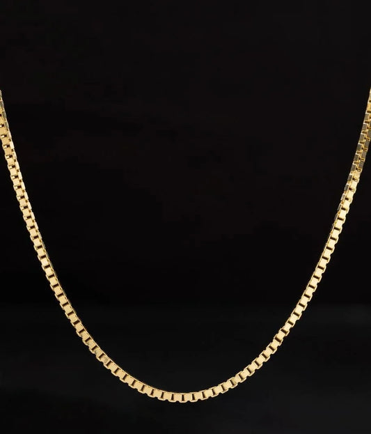 Cadena Veneciana Gruesa Oro Laminado 18k
