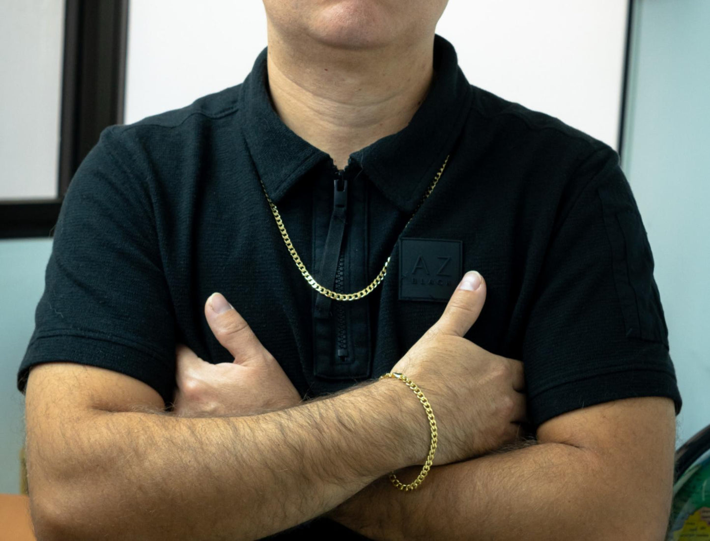 Especial Dia Del Padre Conjunto Cubano Oro laminado 18k