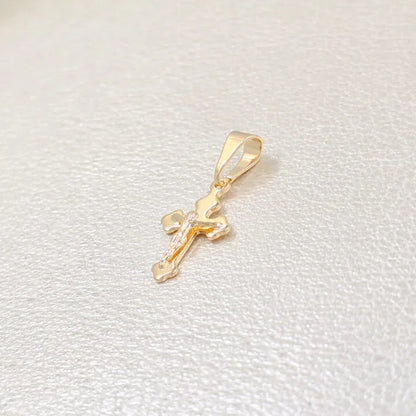 Colgante Cristo Pequeño Oro Laminado 18k
